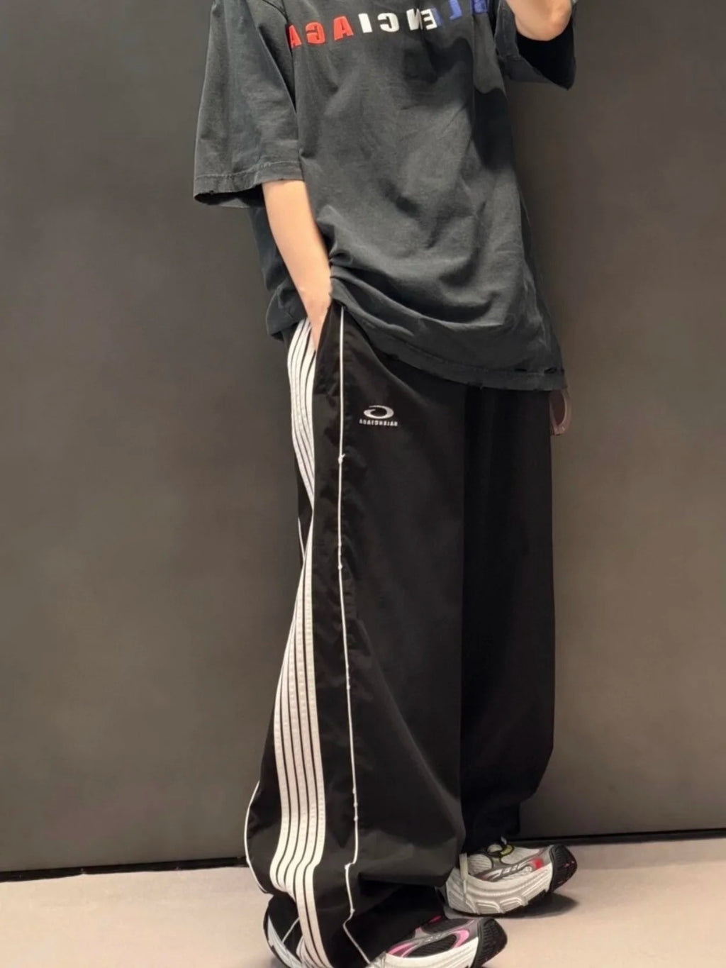 BALENCIAGA BLCG Circular Five-Stripe Trouser Suit