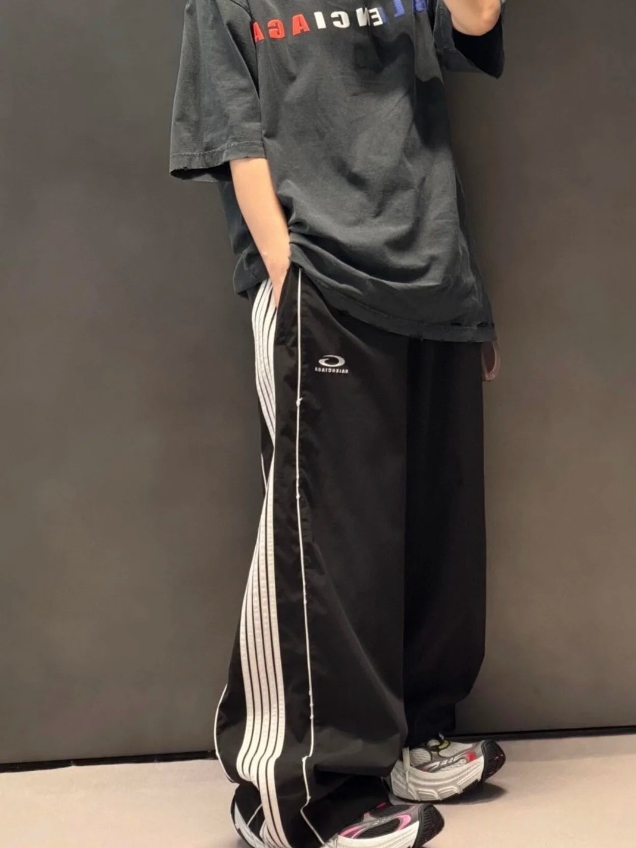 BALENCIAGA BLCG Circular Five-Stripe Trouser Suit