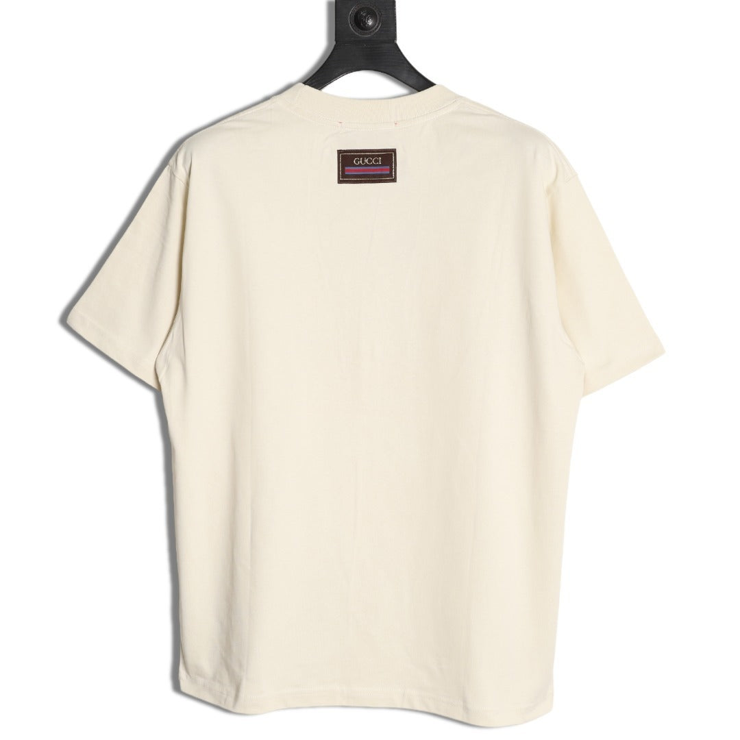 Gucci Star Tag Print Short-Sleeve T-Shirt