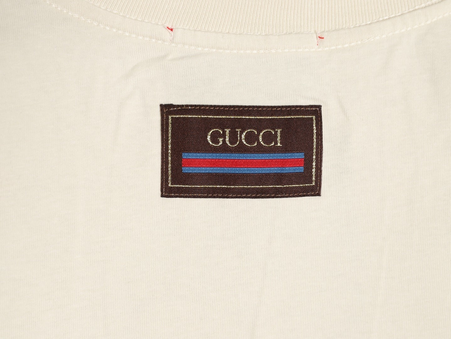 Gucci Star Tag Print Short-Sleeve T-Shirt