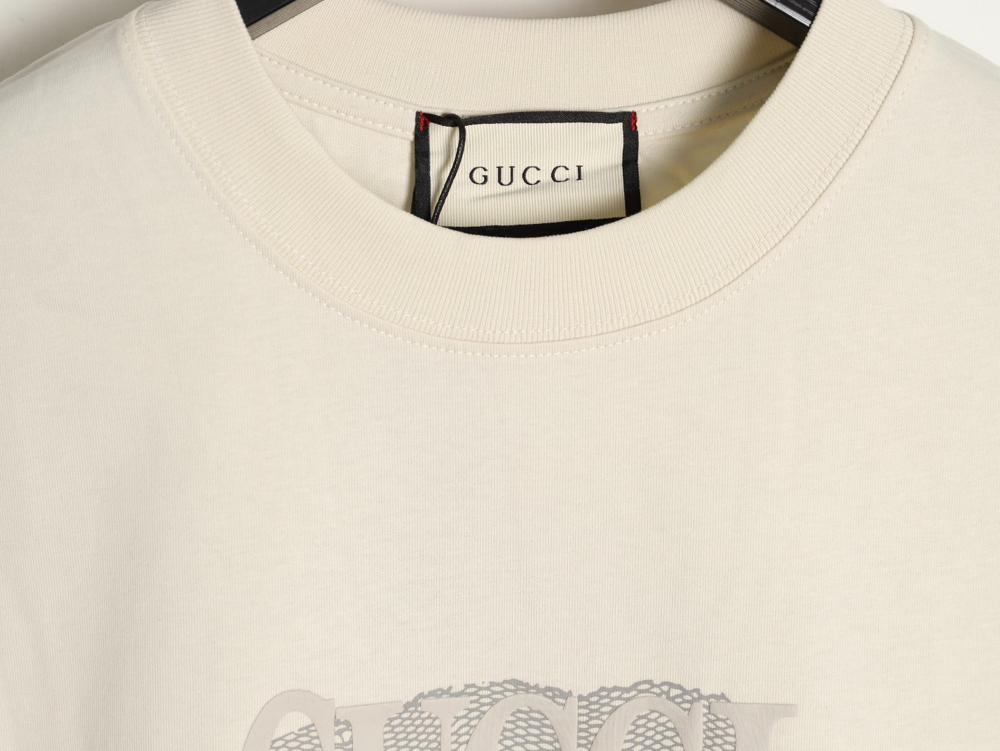 Gucci Star Tag Print Short-Sleeve T-Shirt