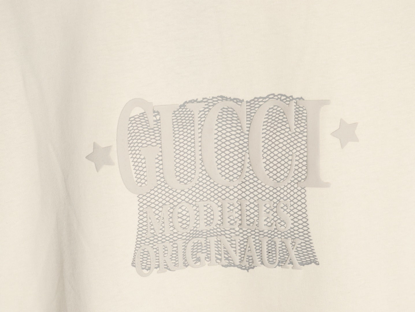 Gucci Star Tag Print Short-Sleeve T-Shirt