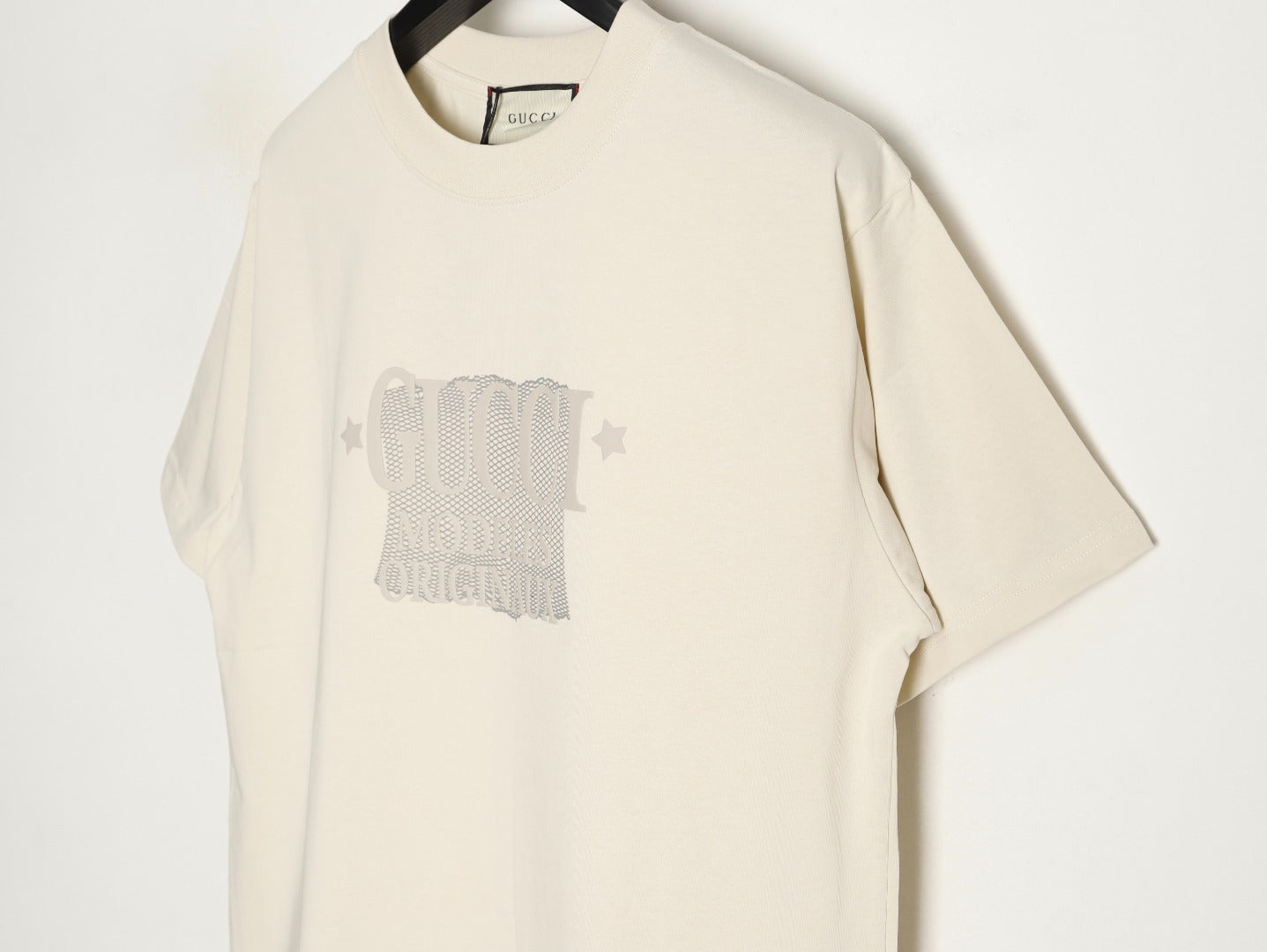 Gucci Star Tag Print Short-Sleeve T-Shirt