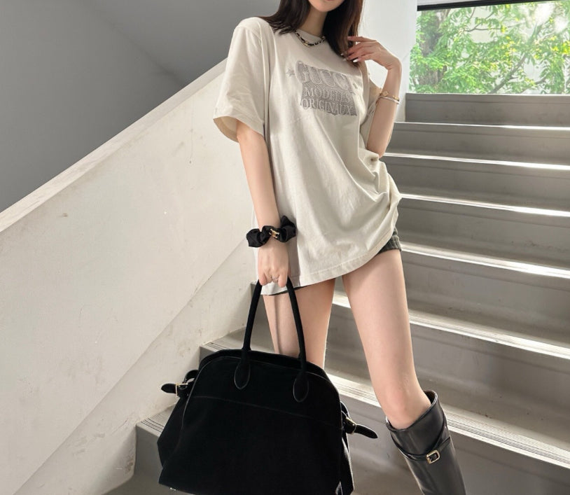 Gucci Star Tag Print Short-Sleeve T-Shirt