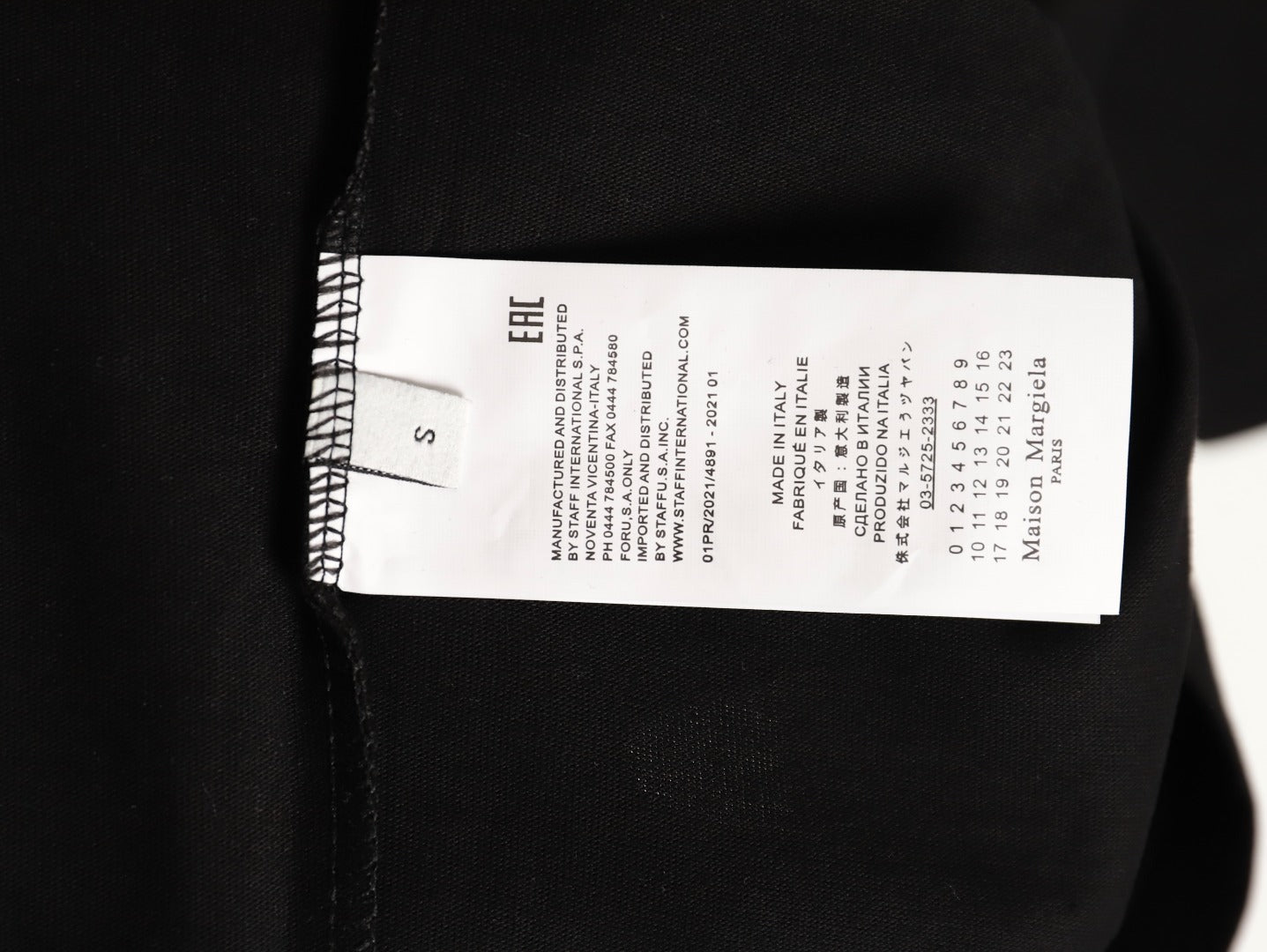 MaisonMargiela Pink Printed Short-Sleeve T-Shirt