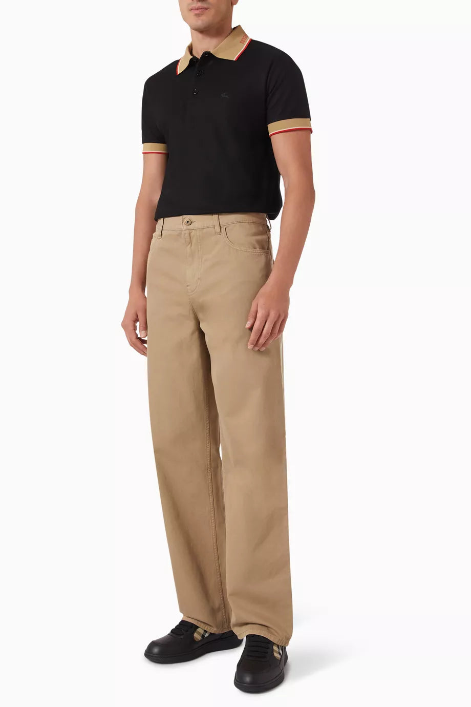 Burberry short-sleeved polo shirt