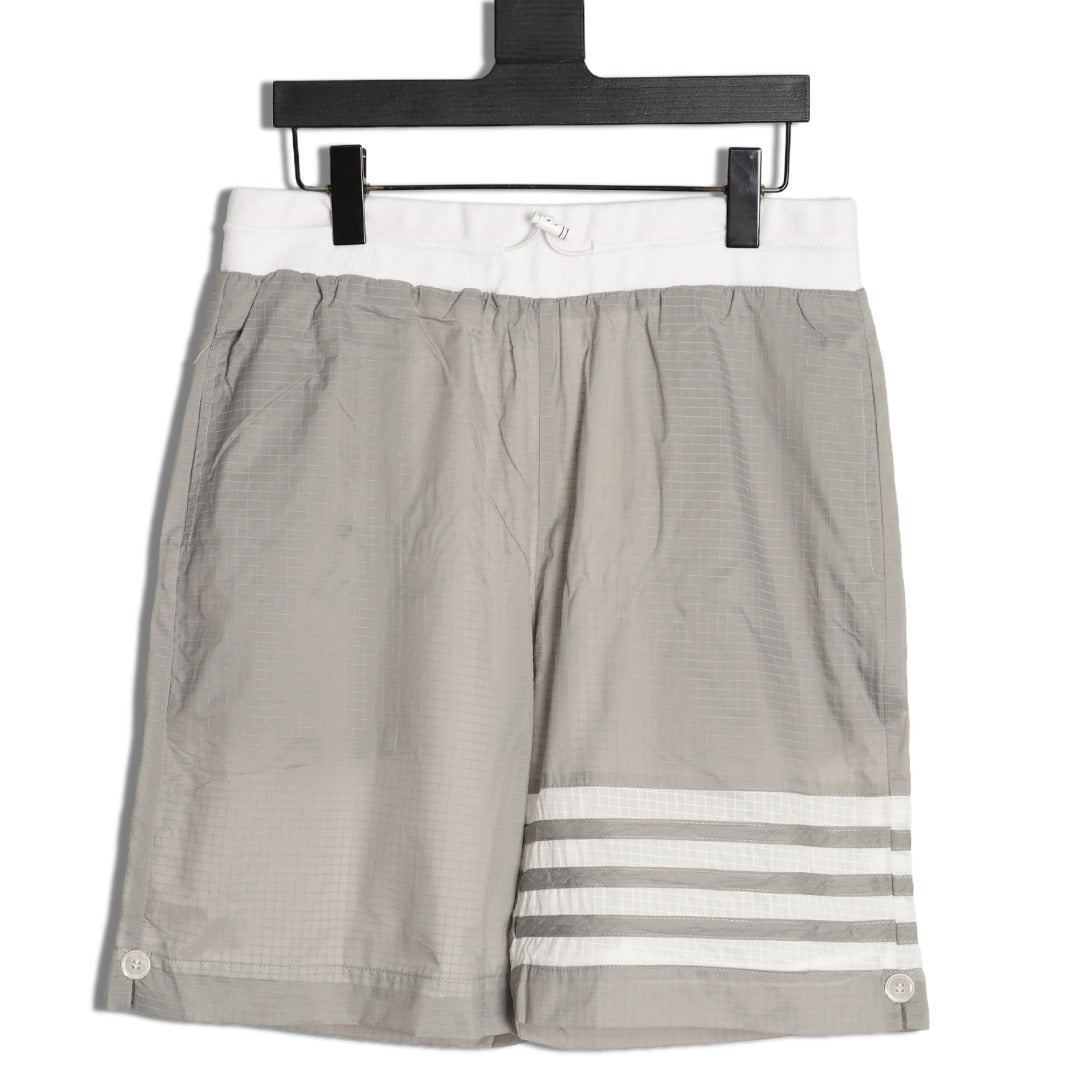 Thom Browne Double-Layer Woven Four-Wall Sun Protection Shorts