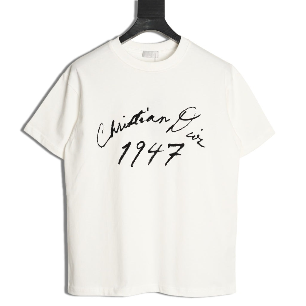 Dior 1947 Letter Short-Sleeve T-Shirt
