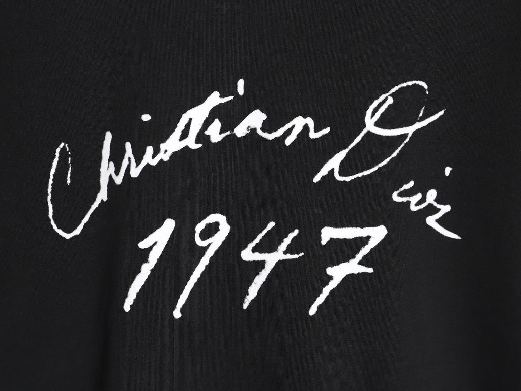 Dior 1947 Letter Short-Sleeve T-Shirt
