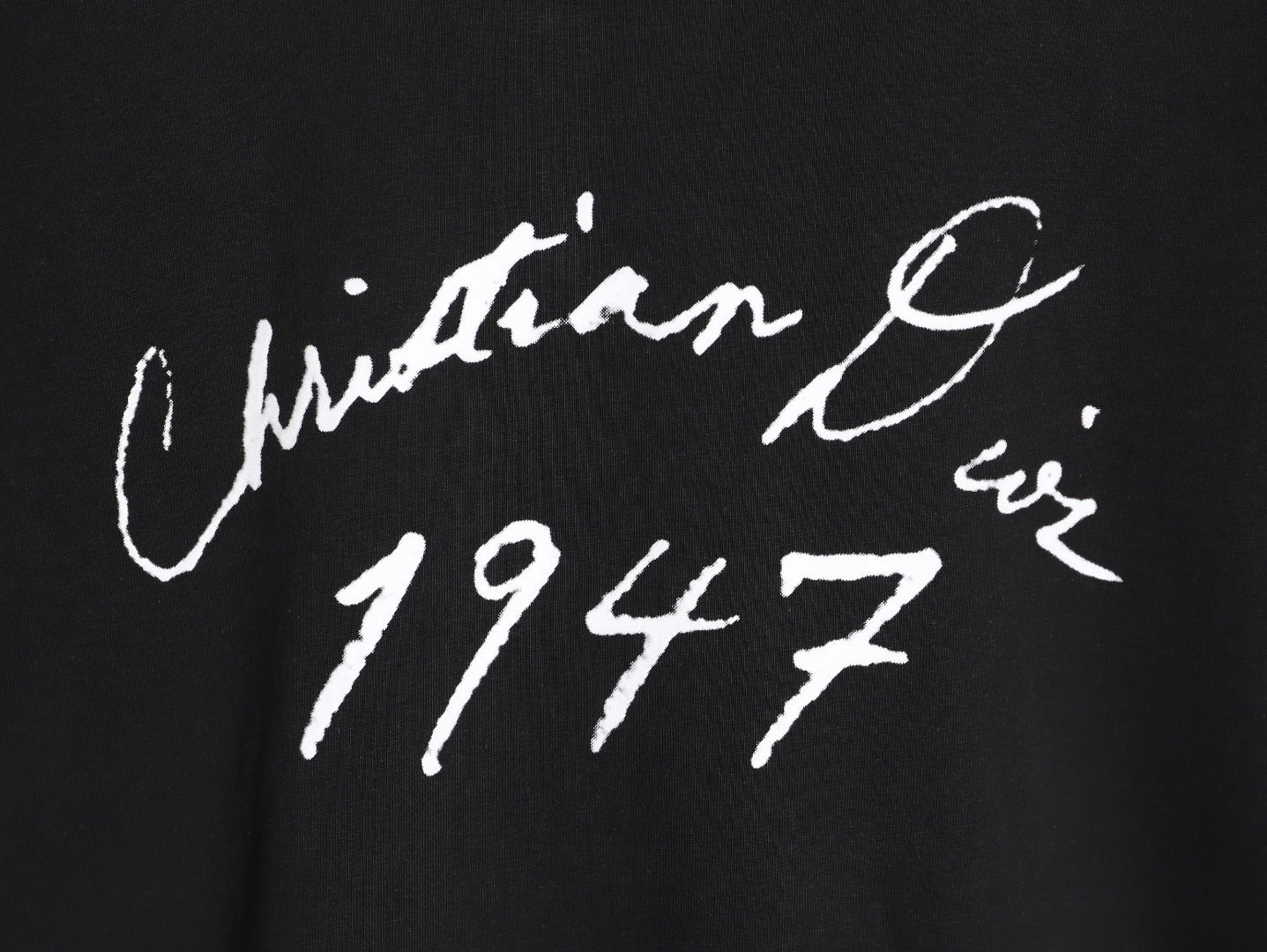 Dior 1947 Letter Short-Sleeve T-Shirt