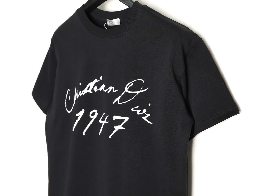 Dior 1947 Letter Short-Sleeve T-Shirt