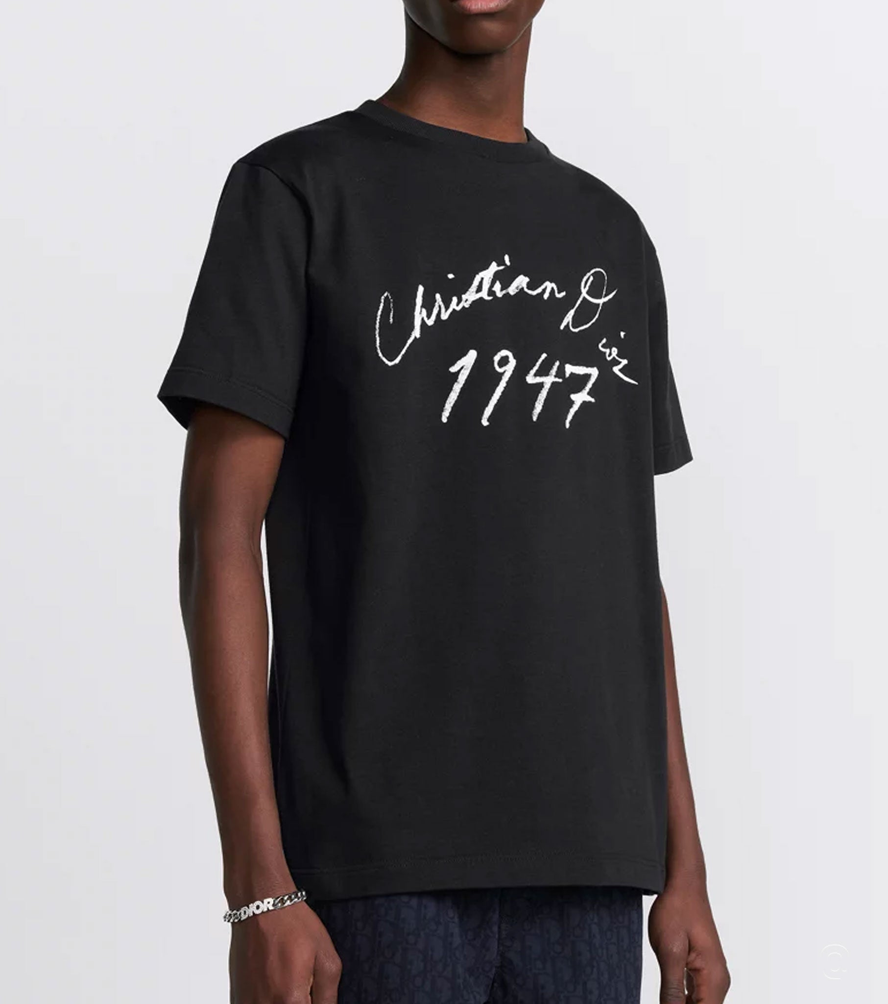 Dior 1947 Letter Short-Sleeve T-Shirt