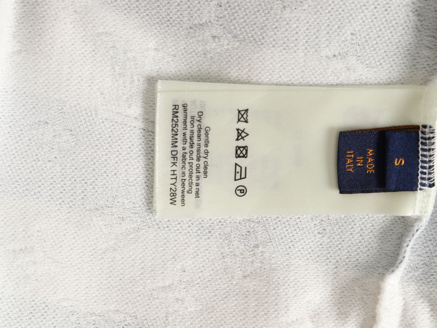 LOUIS VUITTON LV Blue Striped Polo Shirt