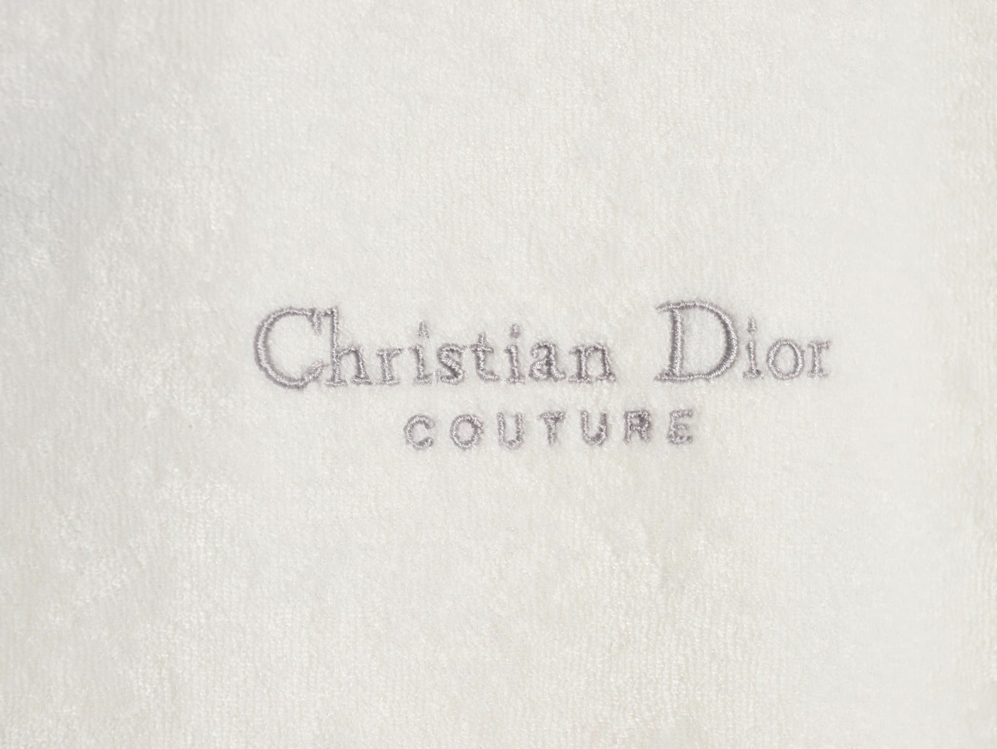 DIOR CD logo terry cloth short-sleeved T-shirt