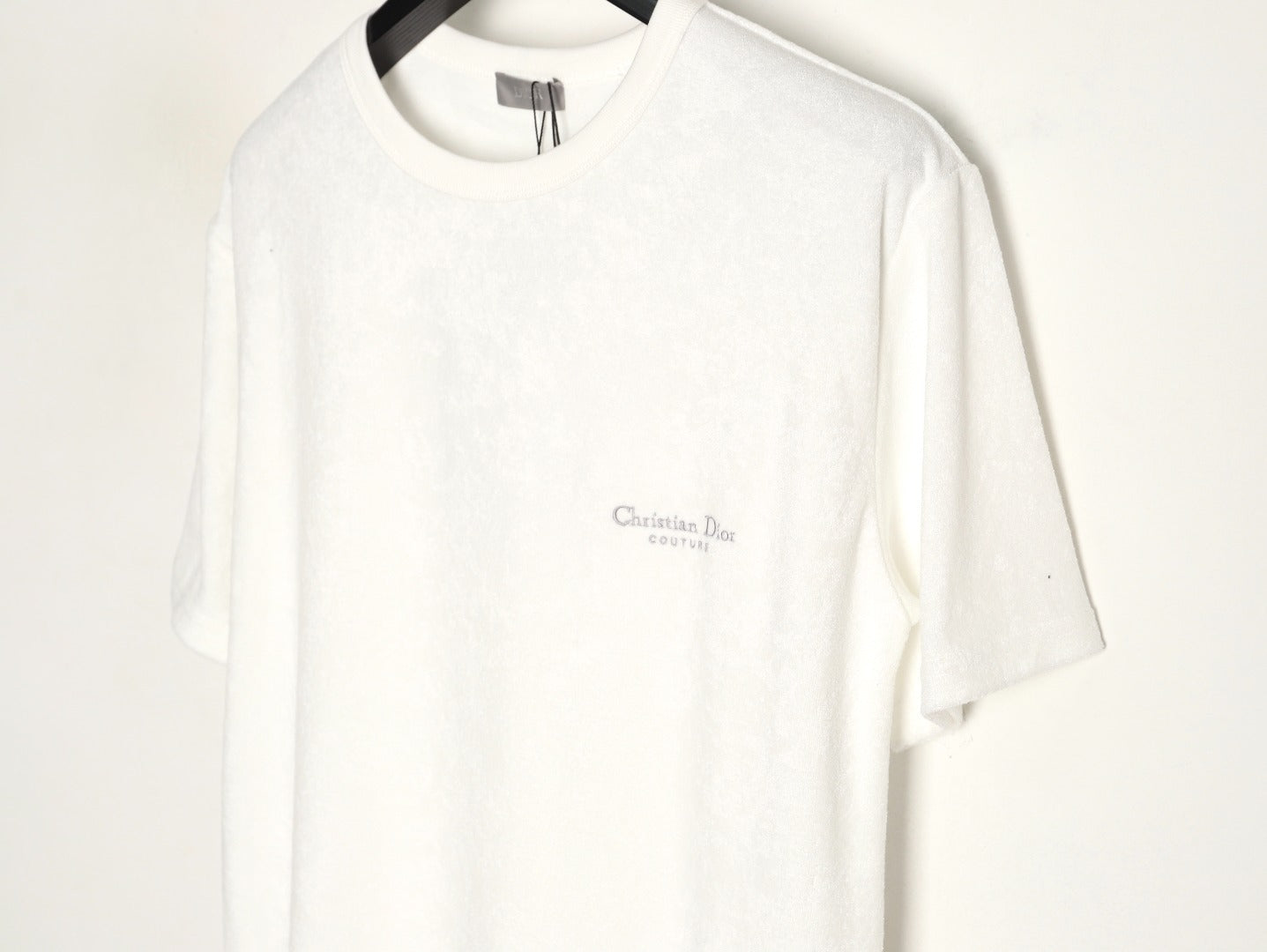 DIOR CD logo terry cloth short-sleeved T-shirt