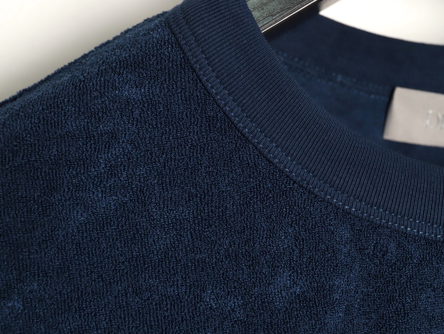 DIOR CD logo terry cloth short-sleeved T-shirt