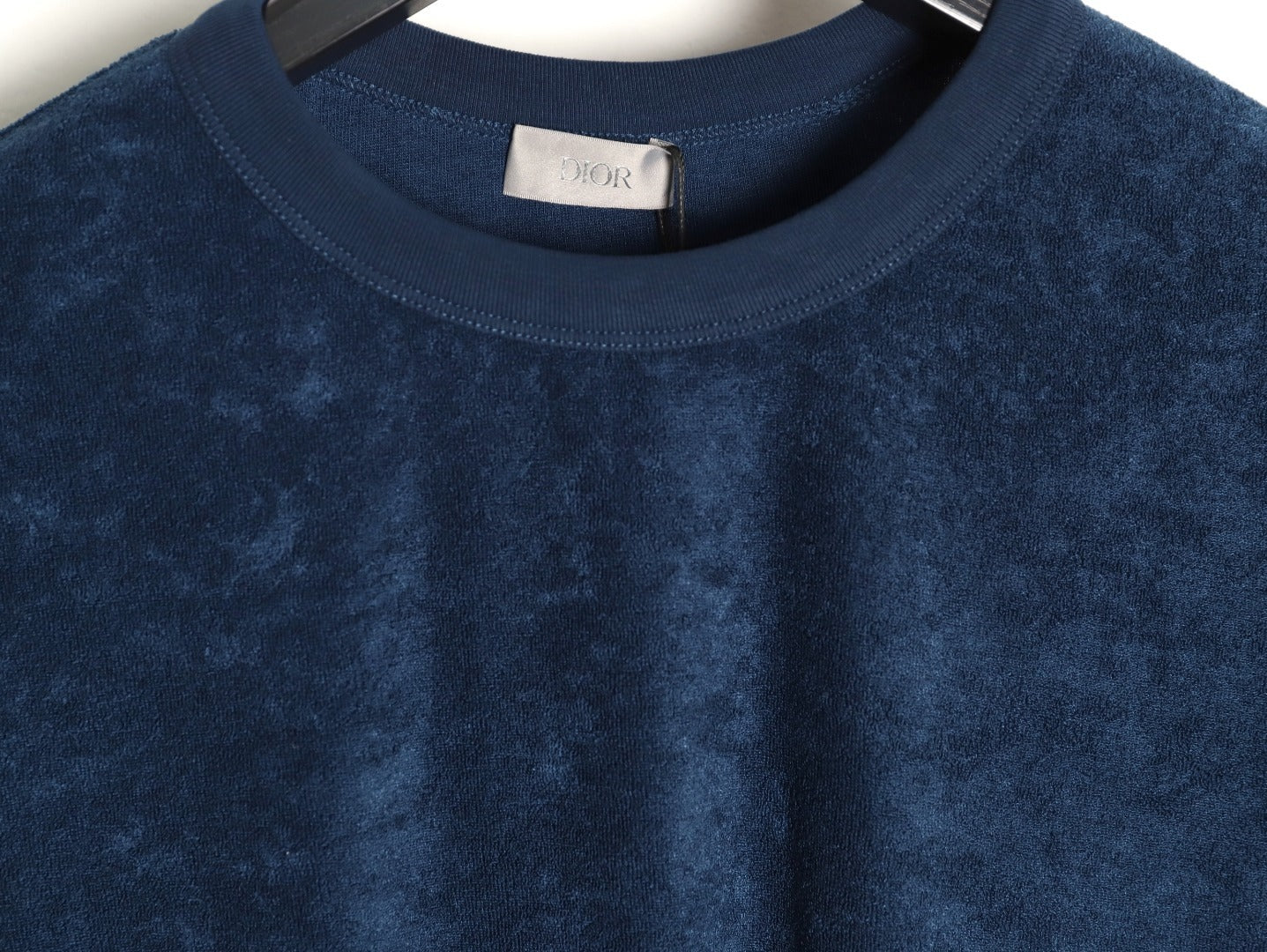 DIOR CD logo terry cloth short-sleeved T-shirt