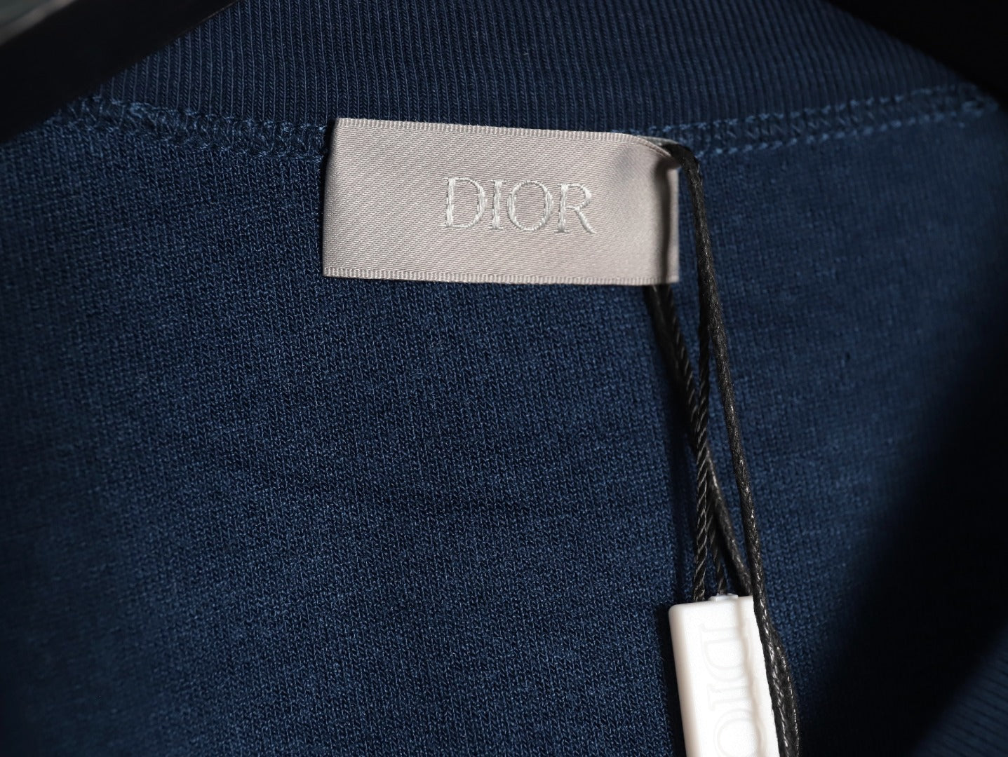 DIOR CD logo terry cloth short-sleeved T-shirt