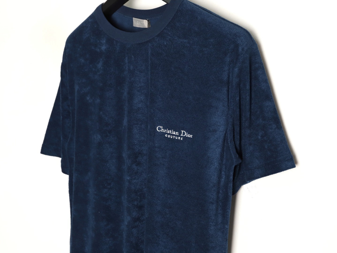 DIOR CD logo terry cloth short-sleeved T-shirt