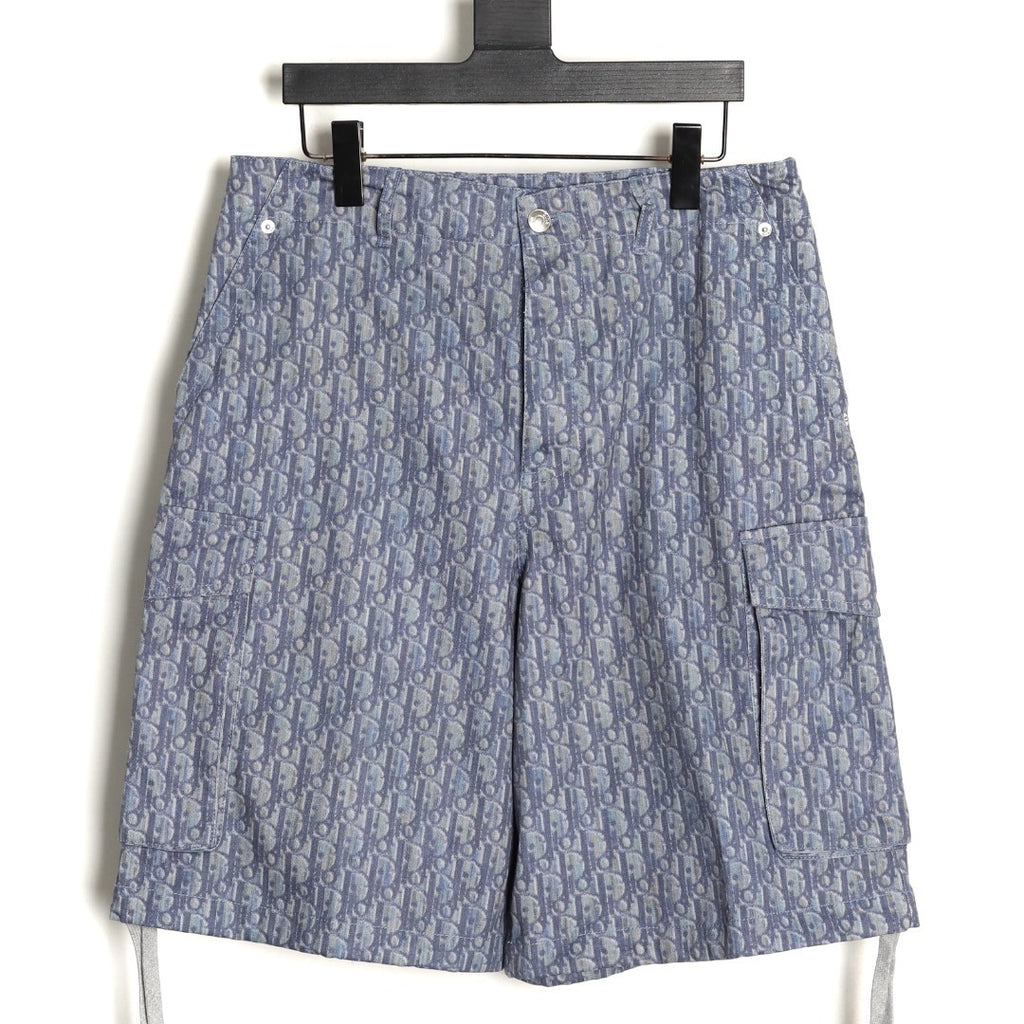 DIOR Dior CD all-over print pocket cargo shorts