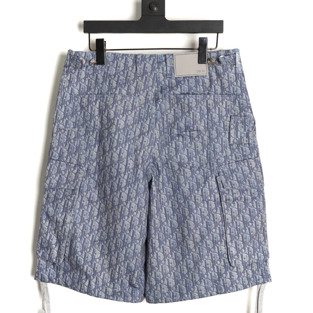 DIOR Dior CD all-over print pocket cargo shorts