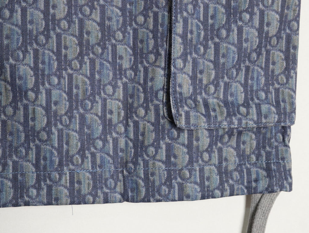 DIOR Dior CD all-over print pocket cargo shorts