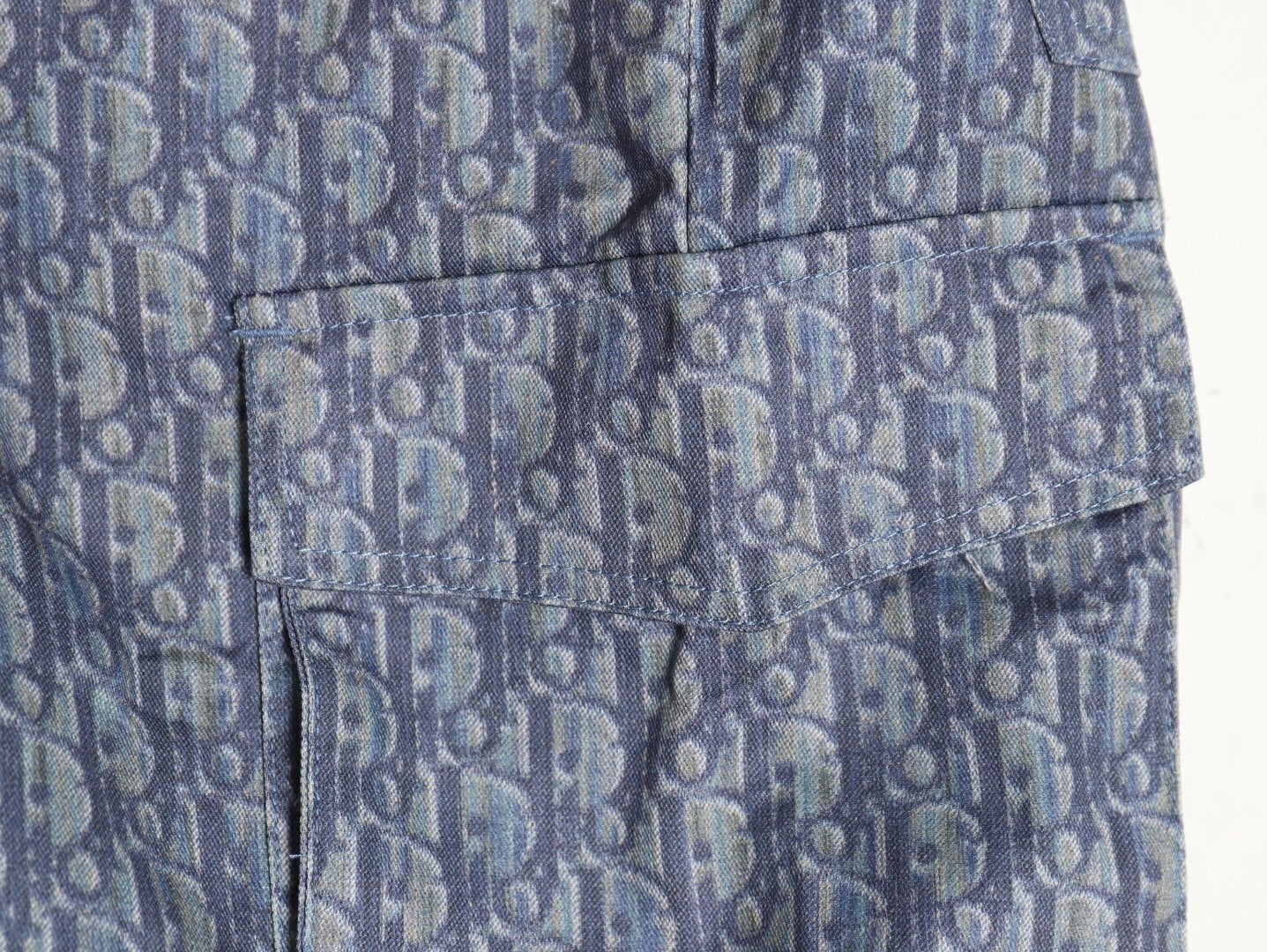 DIOR Dior CD all-over print pocket cargo shorts