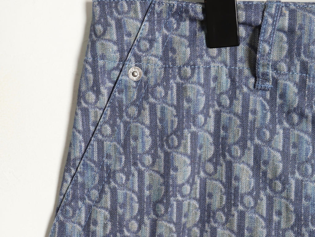 DIOR Dior CD all-over print pocket cargo shorts