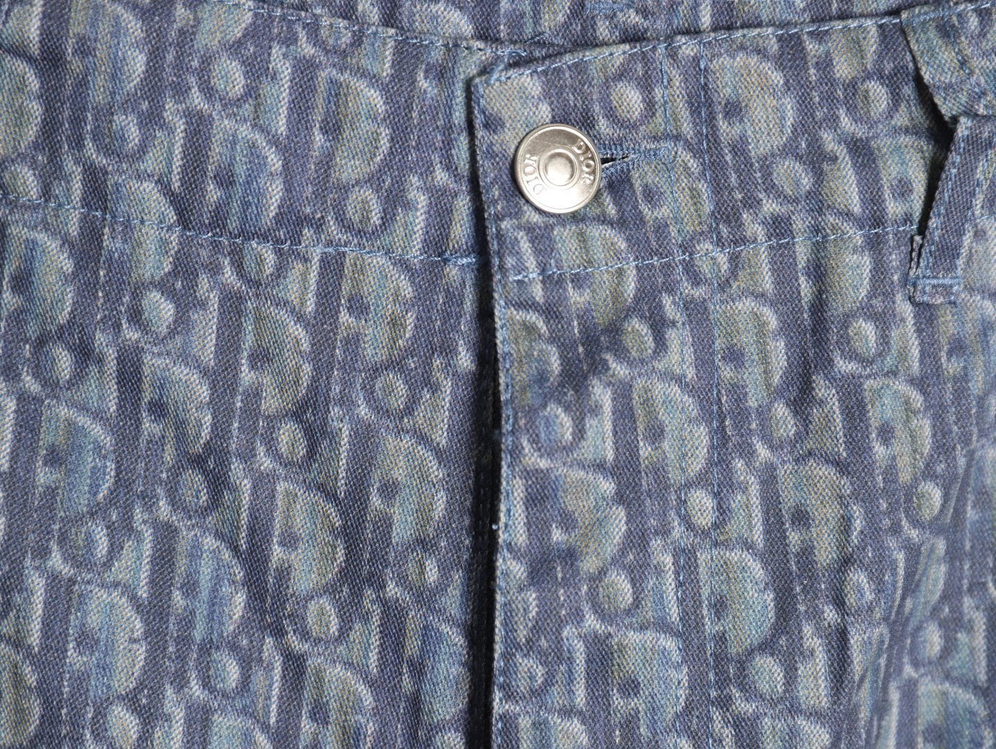 DIOR Dior CD all-over print pocket cargo shorts