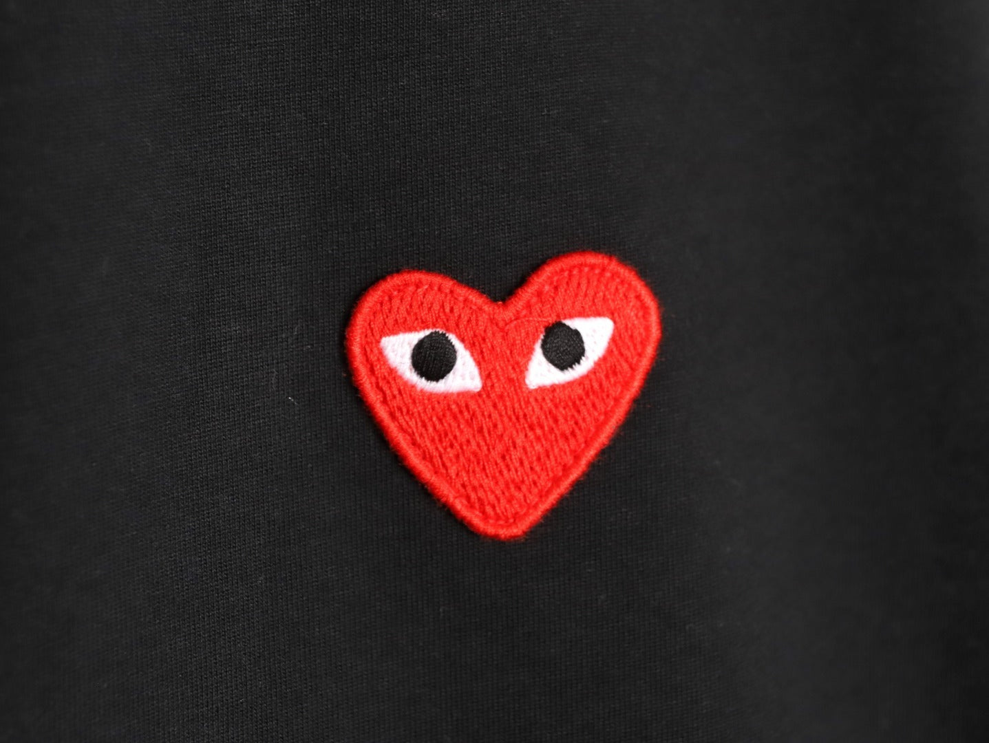 PLAY CDG Comme des Garçons classic T-shirt for couples