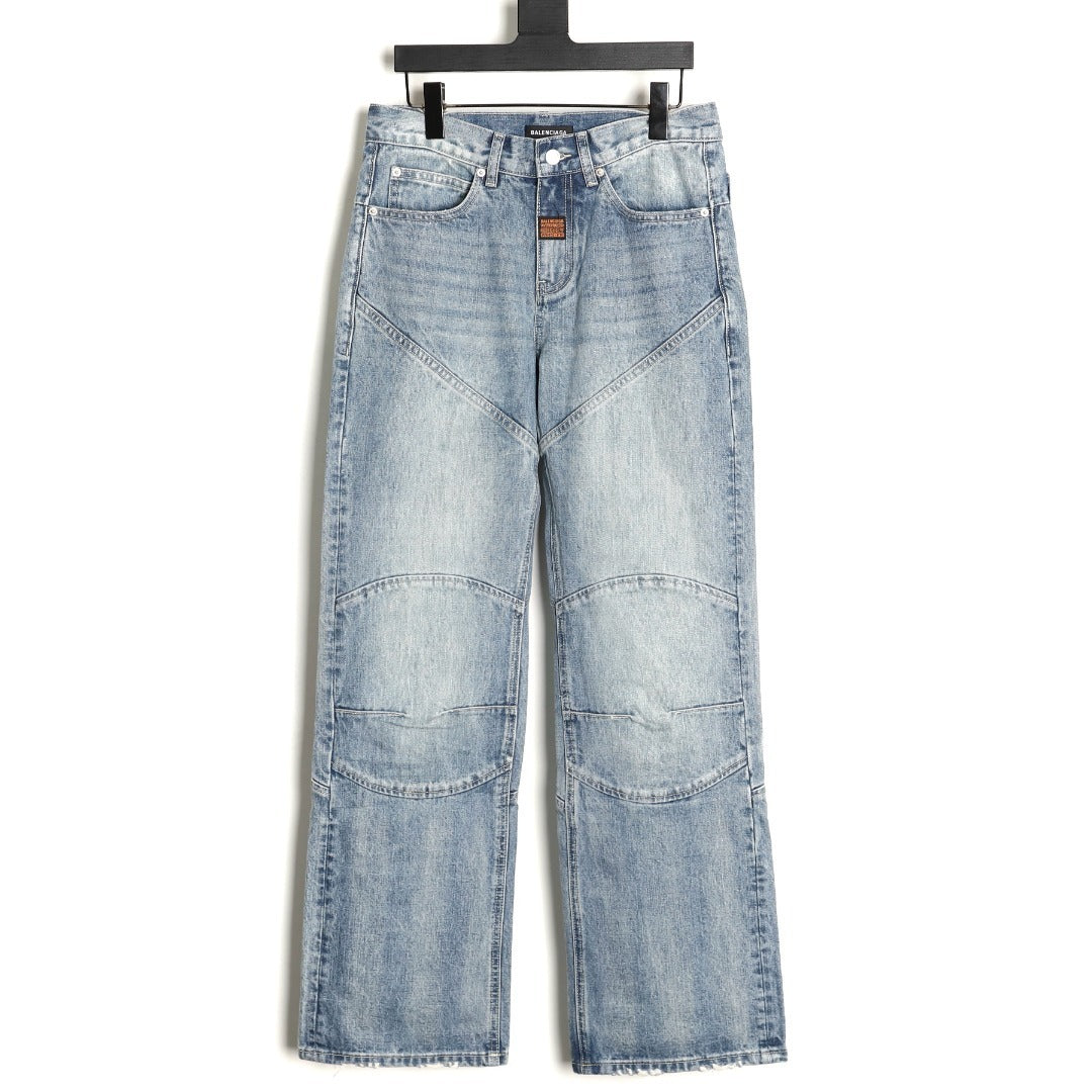 Balenciaga  runway-style low-rise jeans