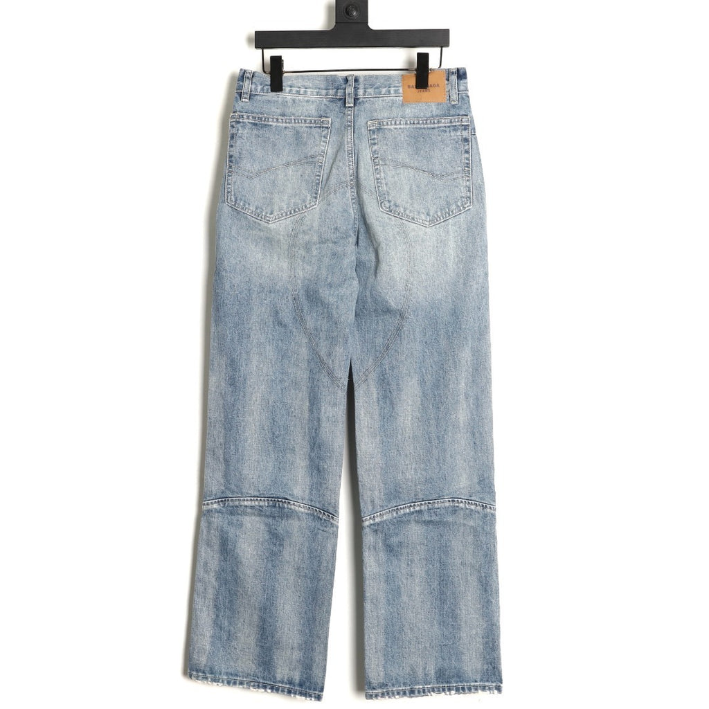 Balenciaga  runway-style low-rise jeans