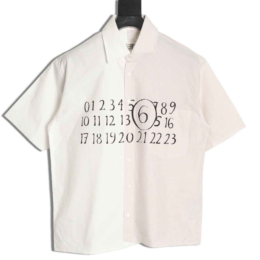 Maison margiela Asymmetric poplin shirt