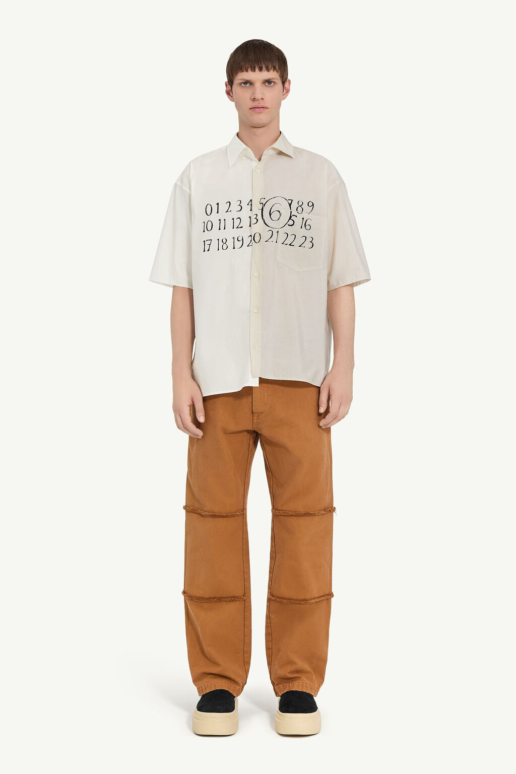 Maison margiela Asymmetric poplin shirt
