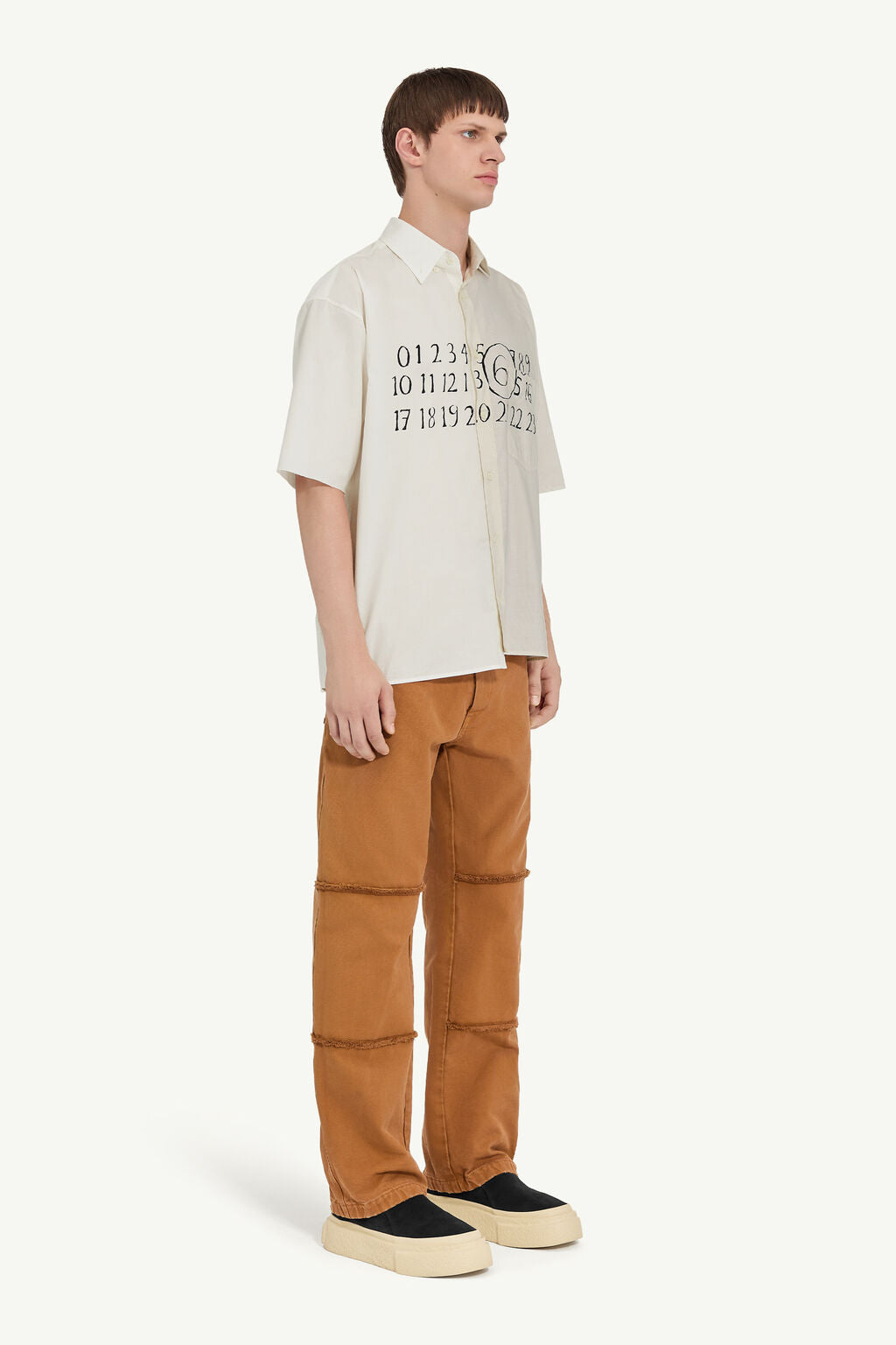 Maison margiela Asymmetric poplin shirt