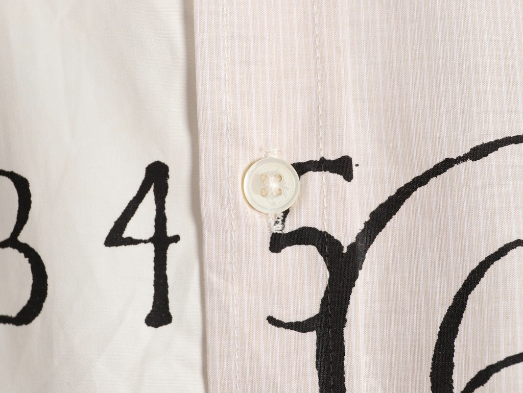 Maison margiela Asymmetric poplin shirt