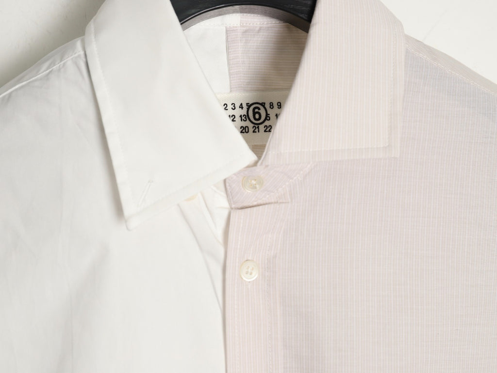 Maison margiela Asymmetric poplin shirt