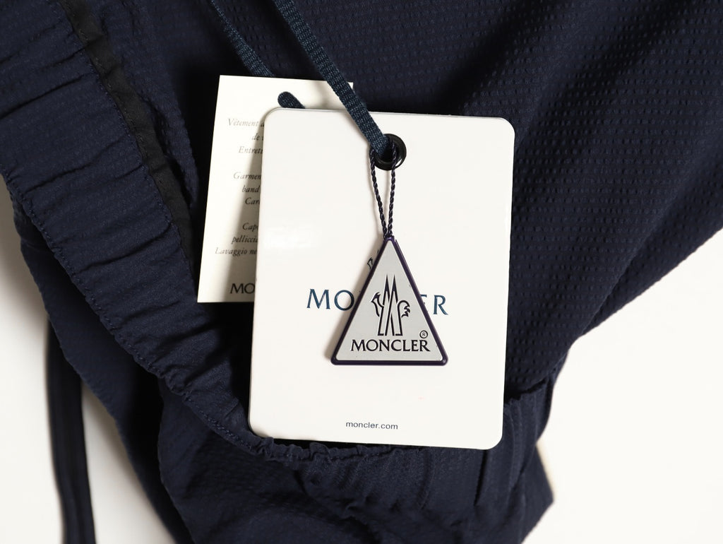 MONCLER MC back label bubble frilly label shorts
