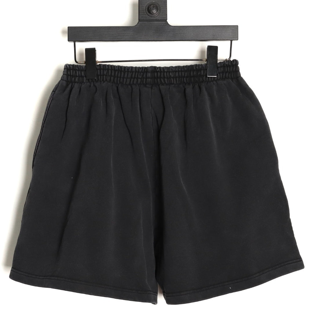 Balenciaga 25SS Badge Embroidered Shorts