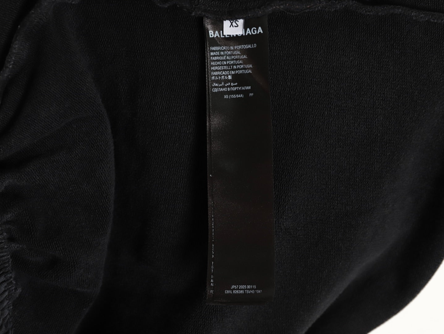 Balenciaga 25SS Badge Embroidered Shorts