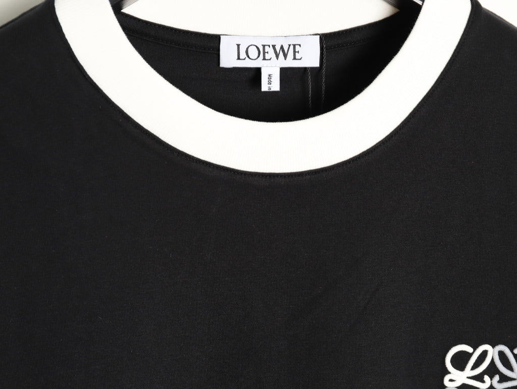 Loewe classic color-blocked short-sleeved t shirt