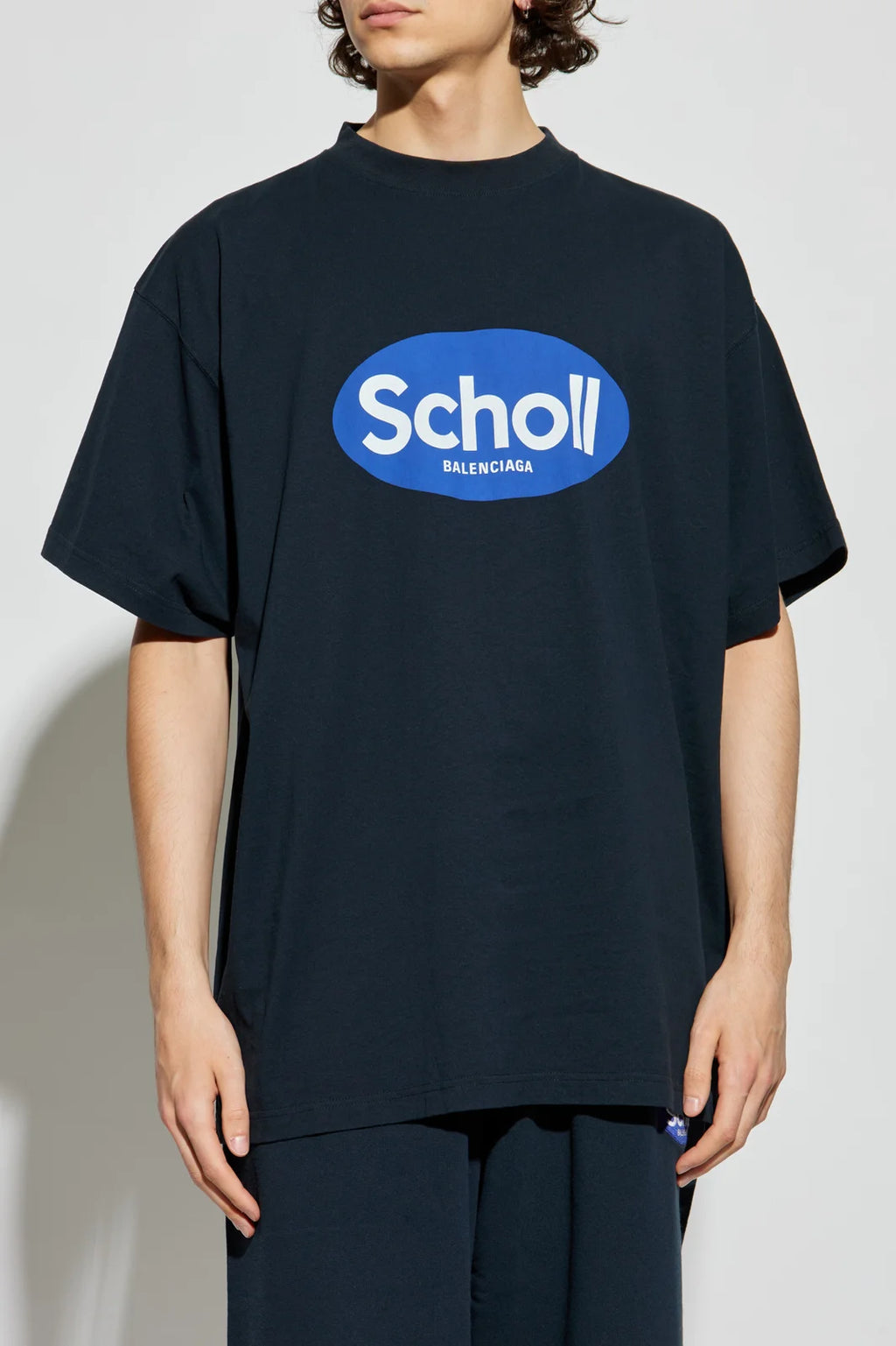 Balenciaga Scholl print short-sleeved T-shirt