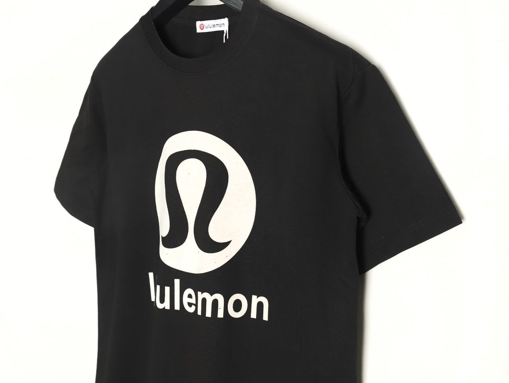 Lululemon Letter Logo Flocked Short-Sleeve T-Shirt