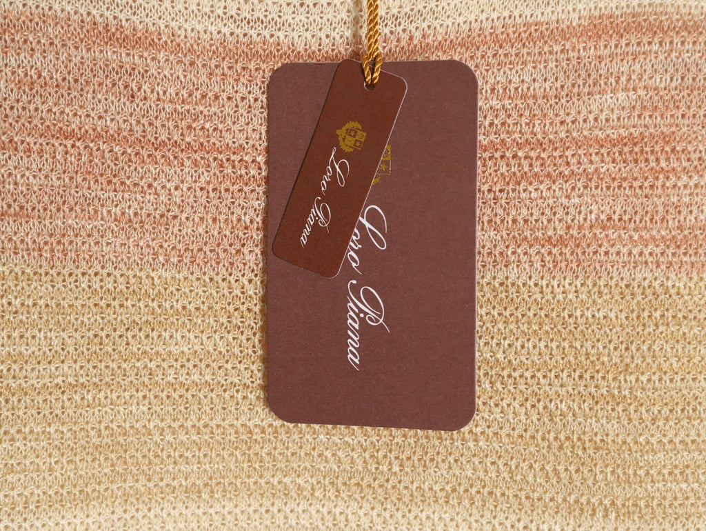 Loro Piana Striped Knit Short-Sleeve