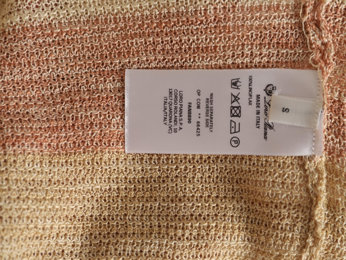 Loro Piana Striped Knit Short-Sleeve