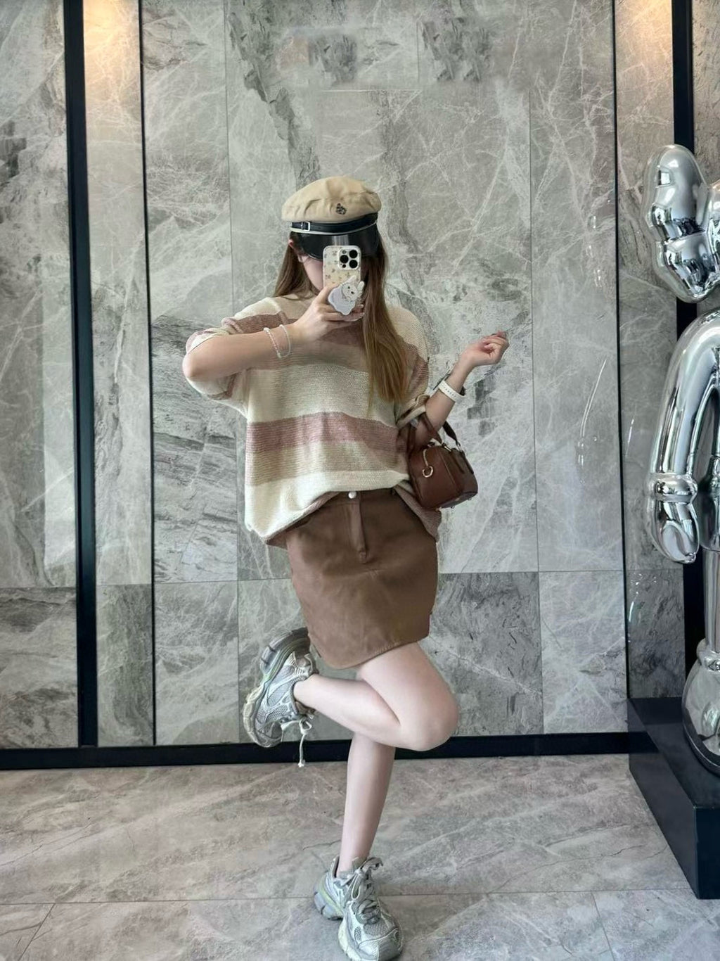 Loro Piana Striped Knit Short-Sleeve