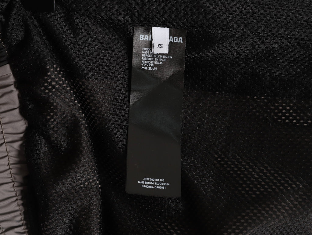 Balenciaga Circular Embroidery Color-Blocked Shorts