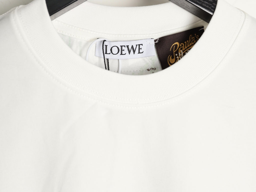 LOEWE rose print t-shirt
