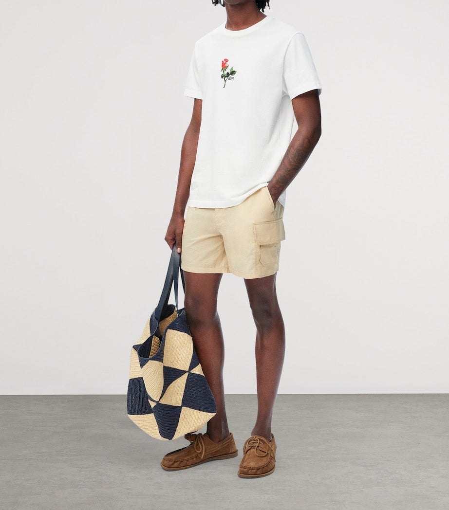 LOEWE rose print t-shirt