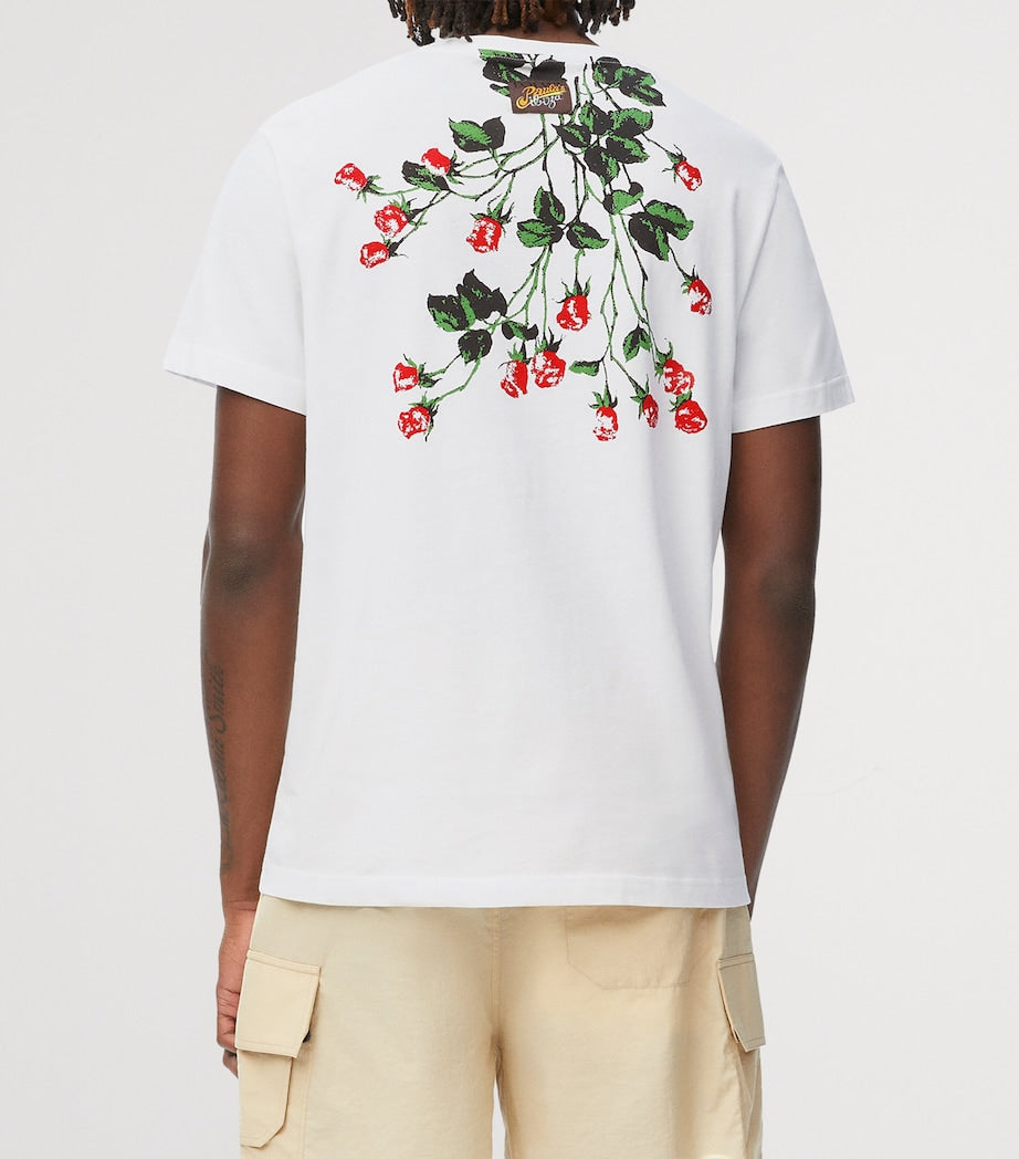LOEWE rose print t-shirt